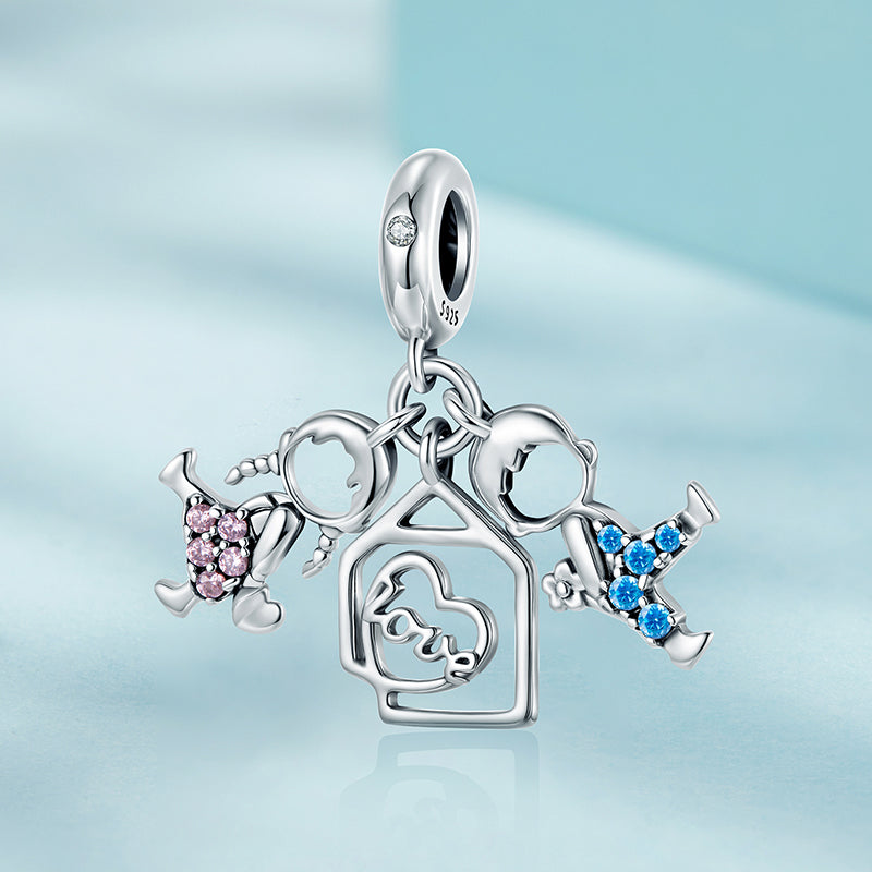 " My Little Ones" 925 Silver Charm