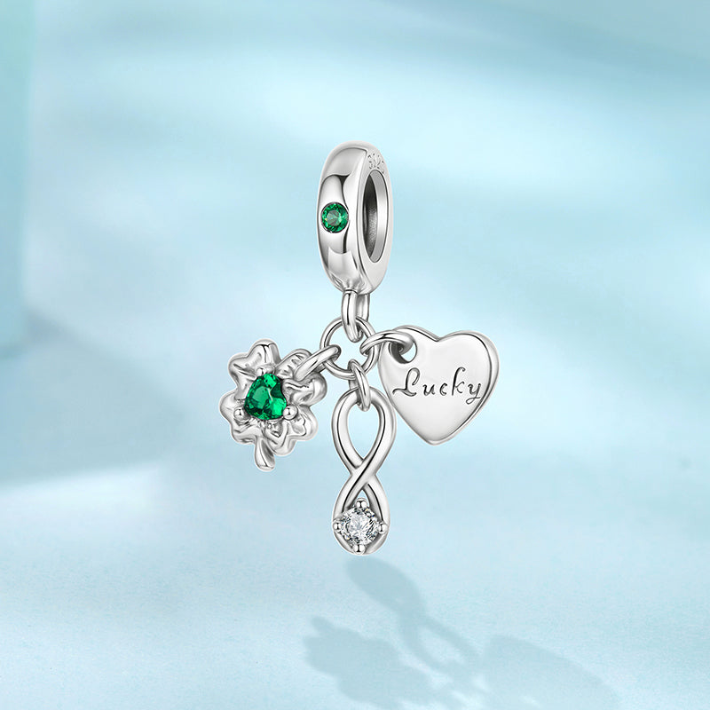 " Infinity and Love " 925 Silver Charm