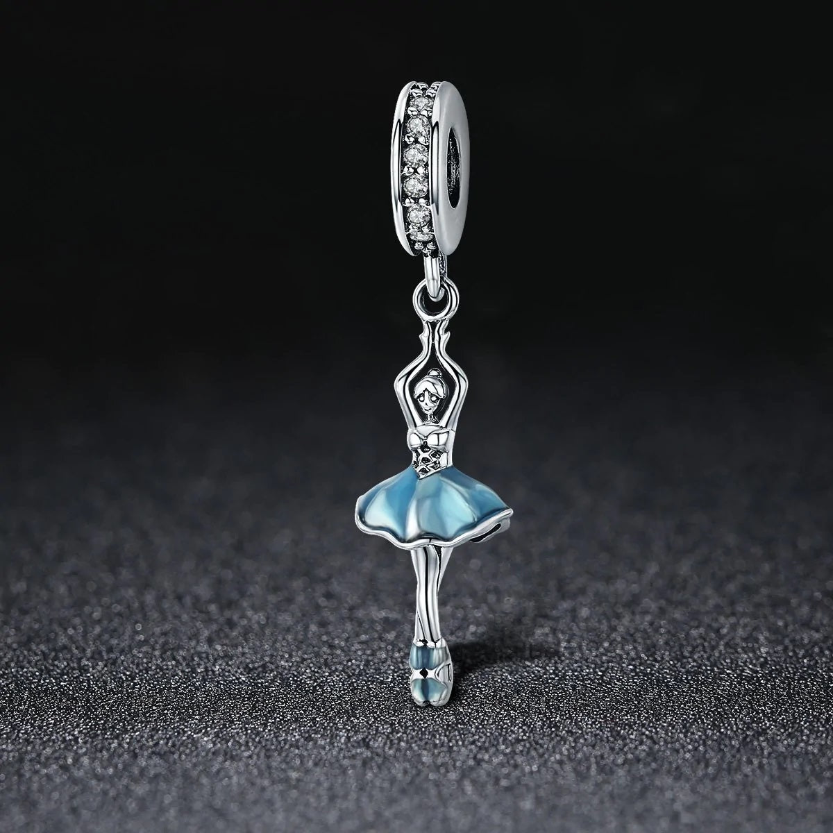 Ballet Dancer 925 Silver Charm
