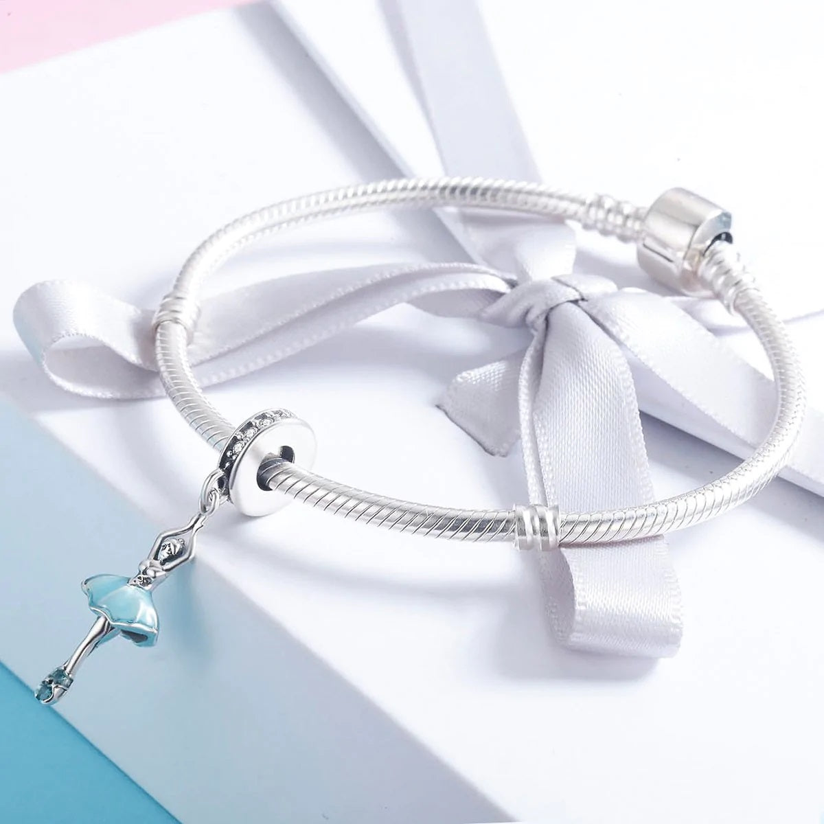 Ballet Dancer 925 Silver Charm