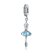 Ballet Dancer 925 Silver Charm