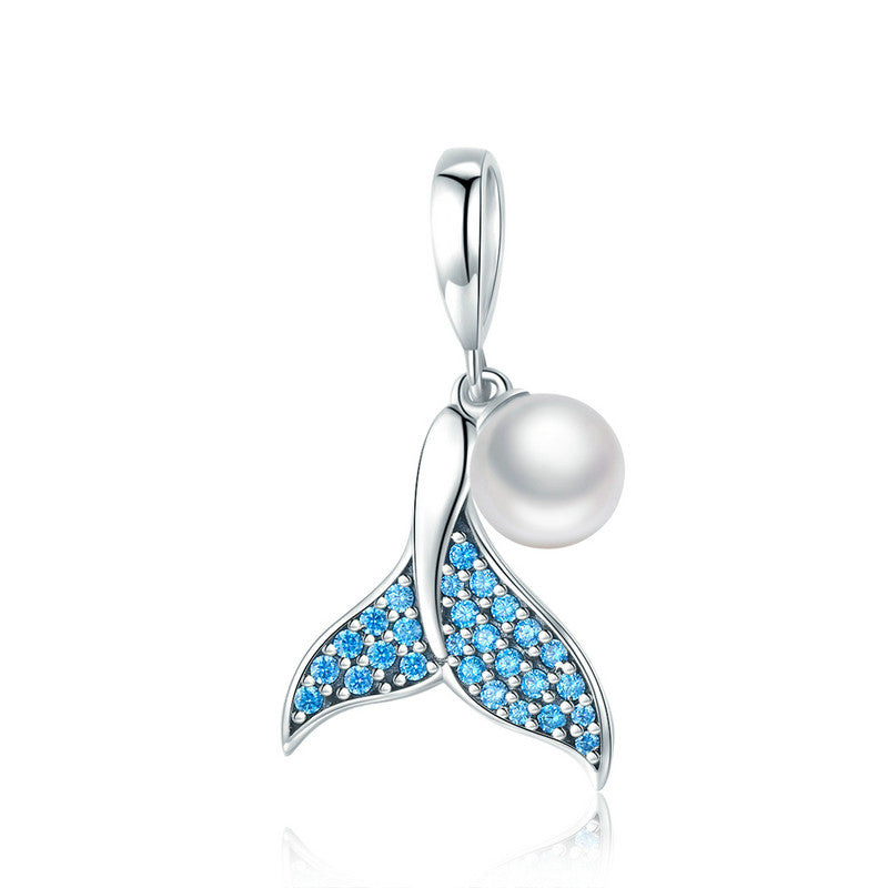 Mermaid Tail 925 Silver Charm