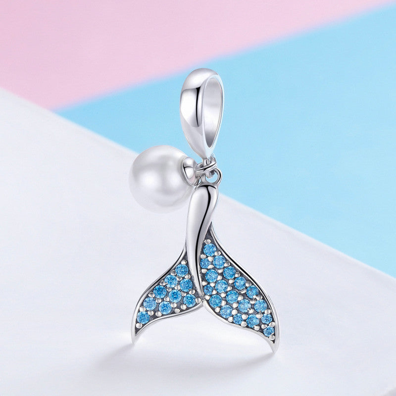Mermaid Tail 925 Silver Charm