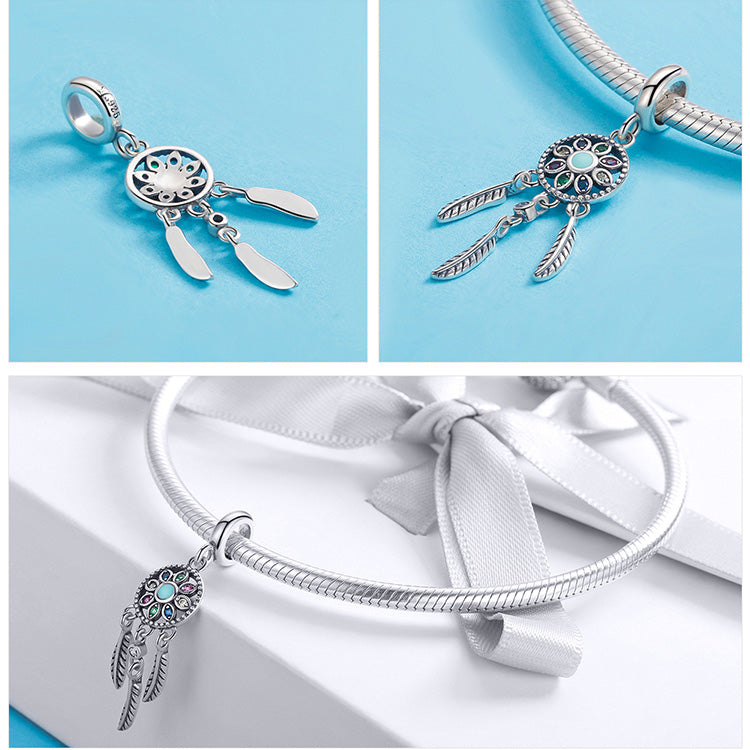 Dream Catcher 925 Silver Charm