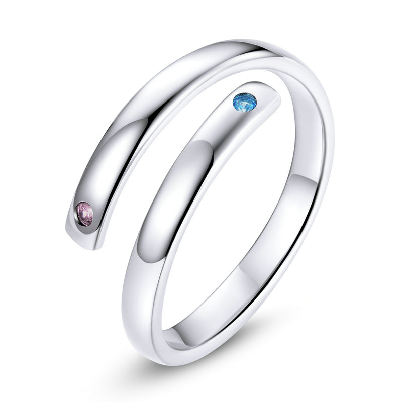 خاتم " المزدوج " فضة عيار 925