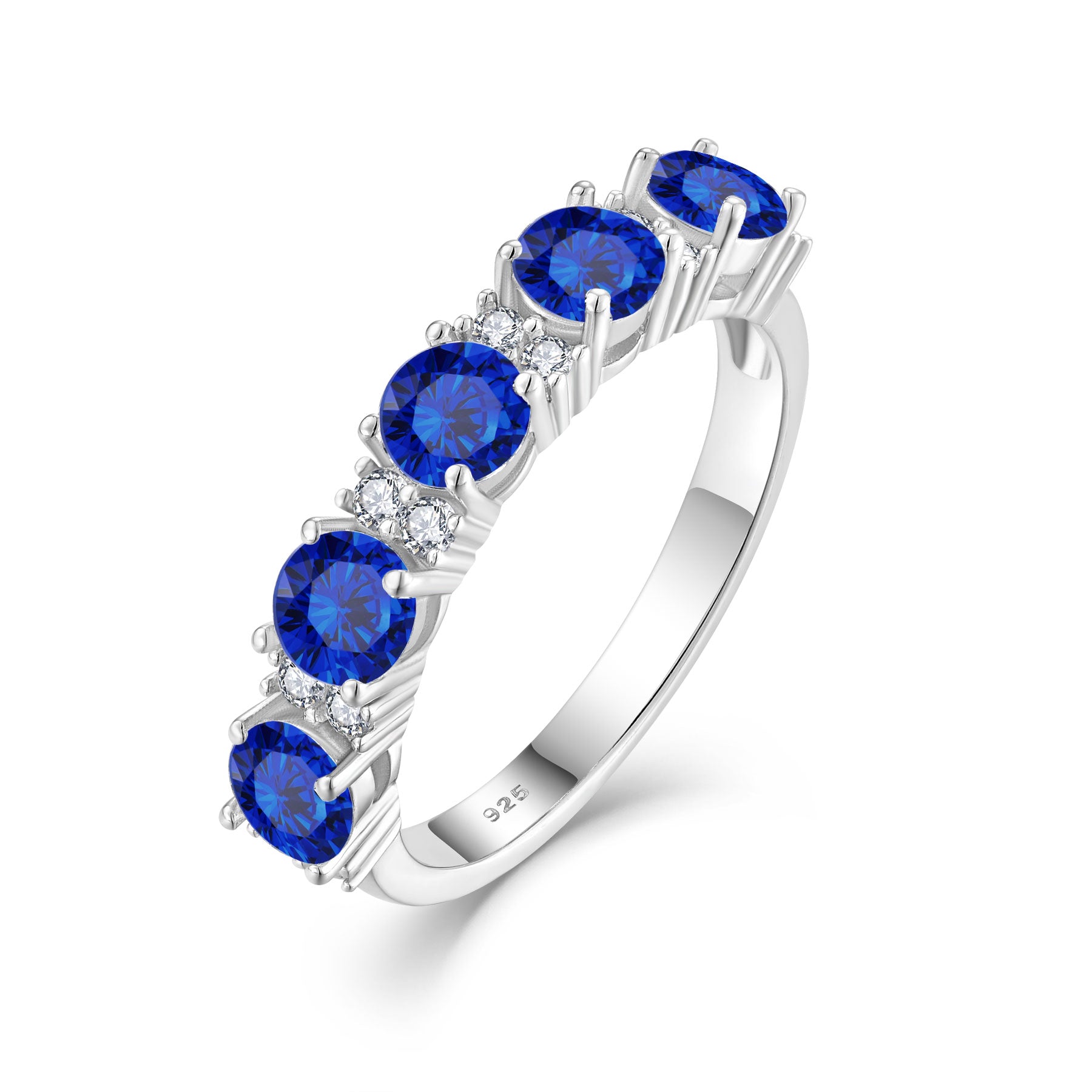 خاتم فضة عيار 925 بتصميم انيق