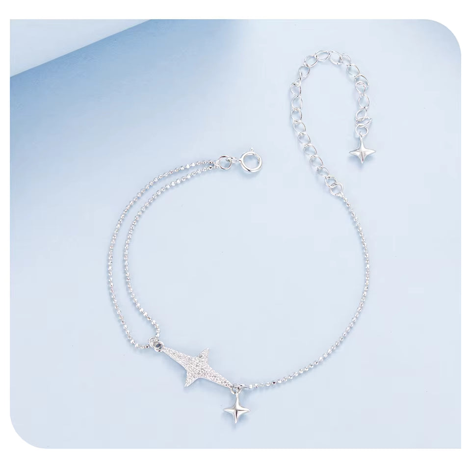 انسيال "ضوء النجوم" فضة عيار 925