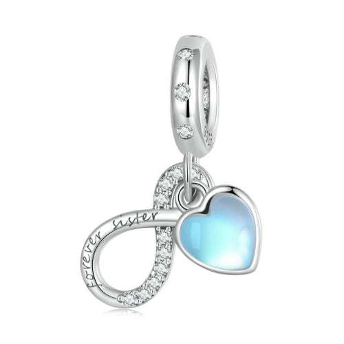 "Forever Sister" 925 Silver Charm