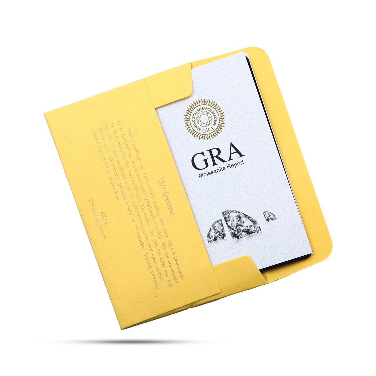 خاتم بريق الألماسة – فضة عيار 925 بحجر موزنايت