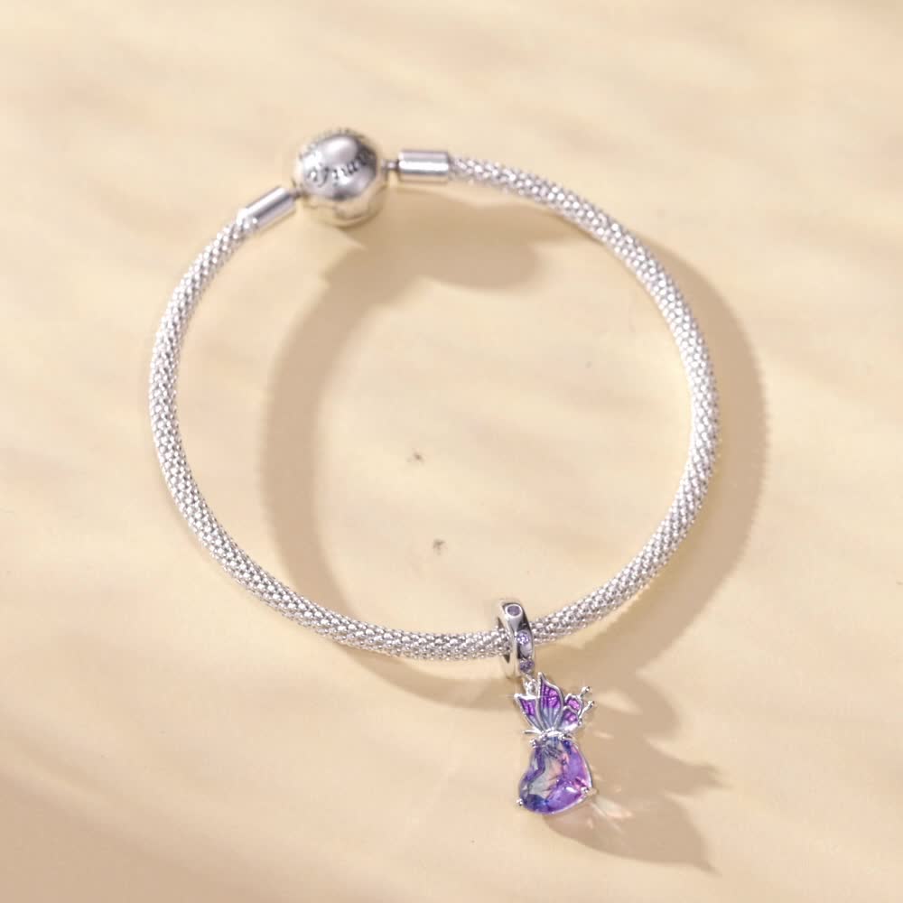 Love Butterfly 925 Silver Charm