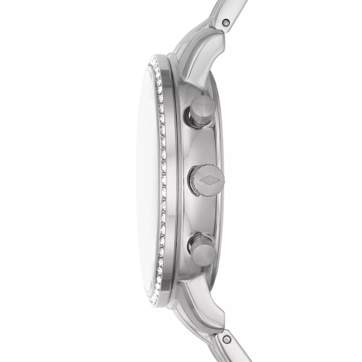 Fossil Women’s Quartz Watch with Stainless Steel Bracelet and Silver Dial ES5217