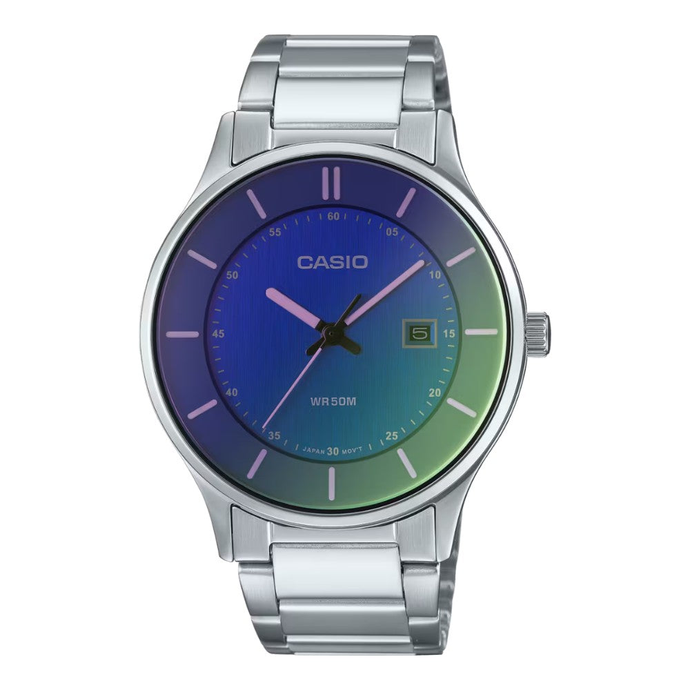 ساعة يد كاسيو رجالي انالوج ستانلس ستيل