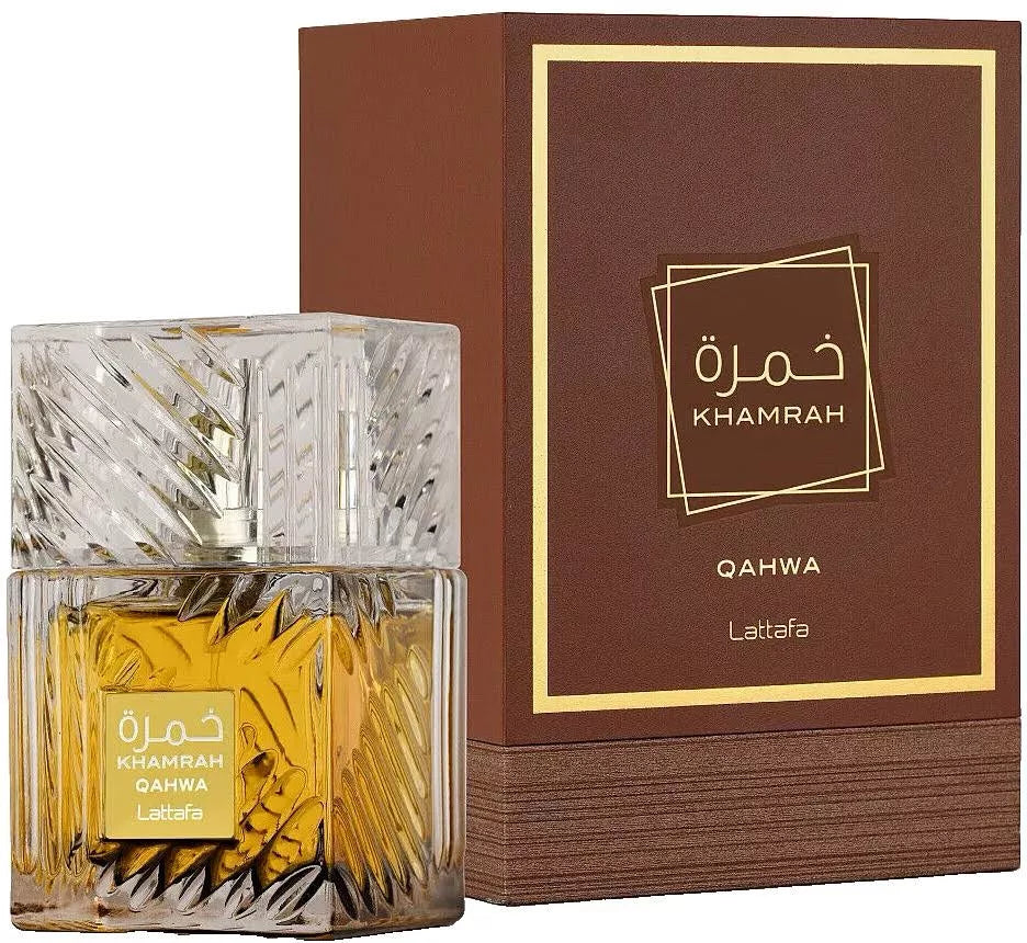 Khamrah Qahwa Perfume by Lattafa for Unisex - 100ml, Eau de Parfum