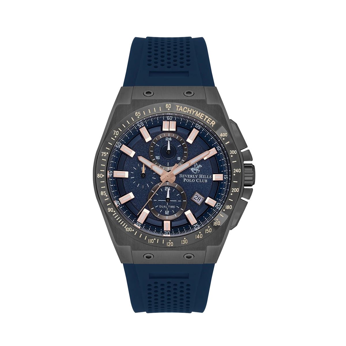 Beverly Hills Polo Club Men’s Multifunction Watch with Dark Blue Dial – BP3541X.099