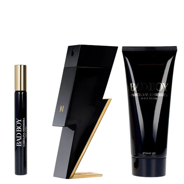 طقم عطر باد بوي للرجال من كارولينا هيريرا – أو دو تواليت 100مل مع مزيل عرق75 مل وعطر صغير 10مل