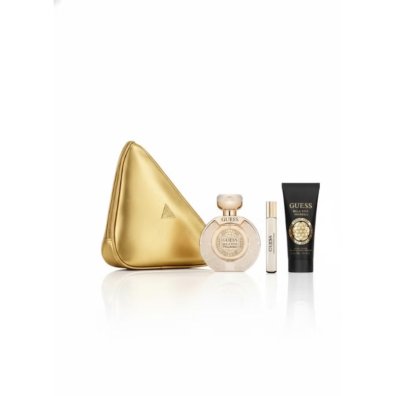 مجموعة عطر جيس بيلا فيتا باراديسو للنساء أو دو بارفان 100 مل + بخاخ للسفر 15 مل + لوشن للجسم 100 مل + حقيبة