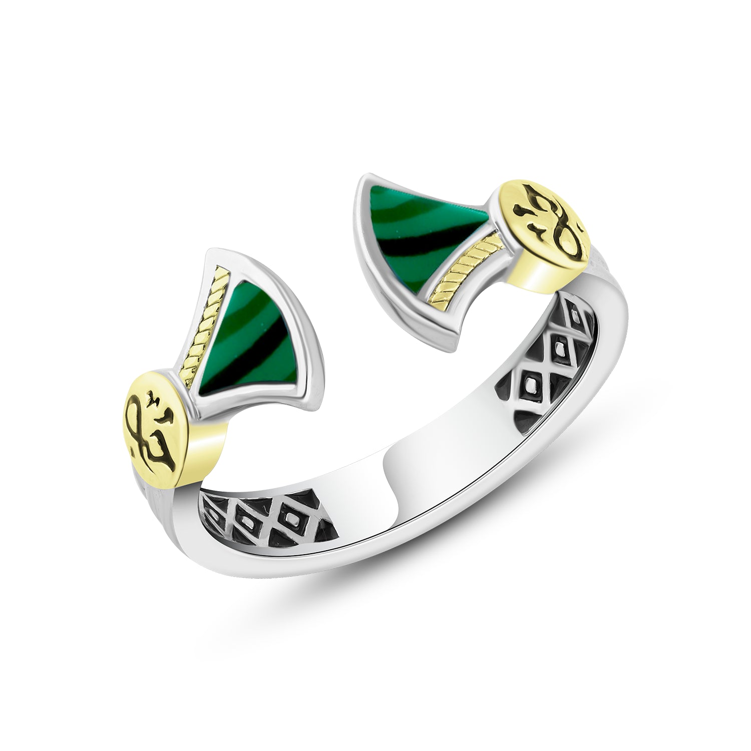 925 Silver Ring Inspired by the Pharaonic Lotus Flower