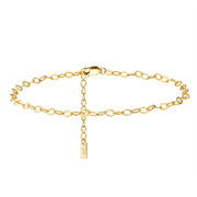 925 Sterling Silver Chain Anklet