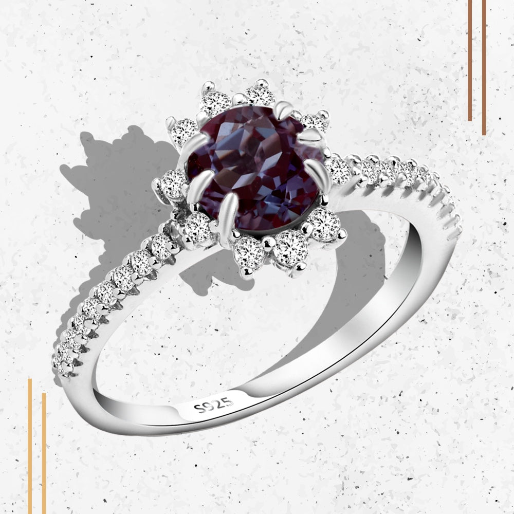 Alexandrite 925 Silver Ring