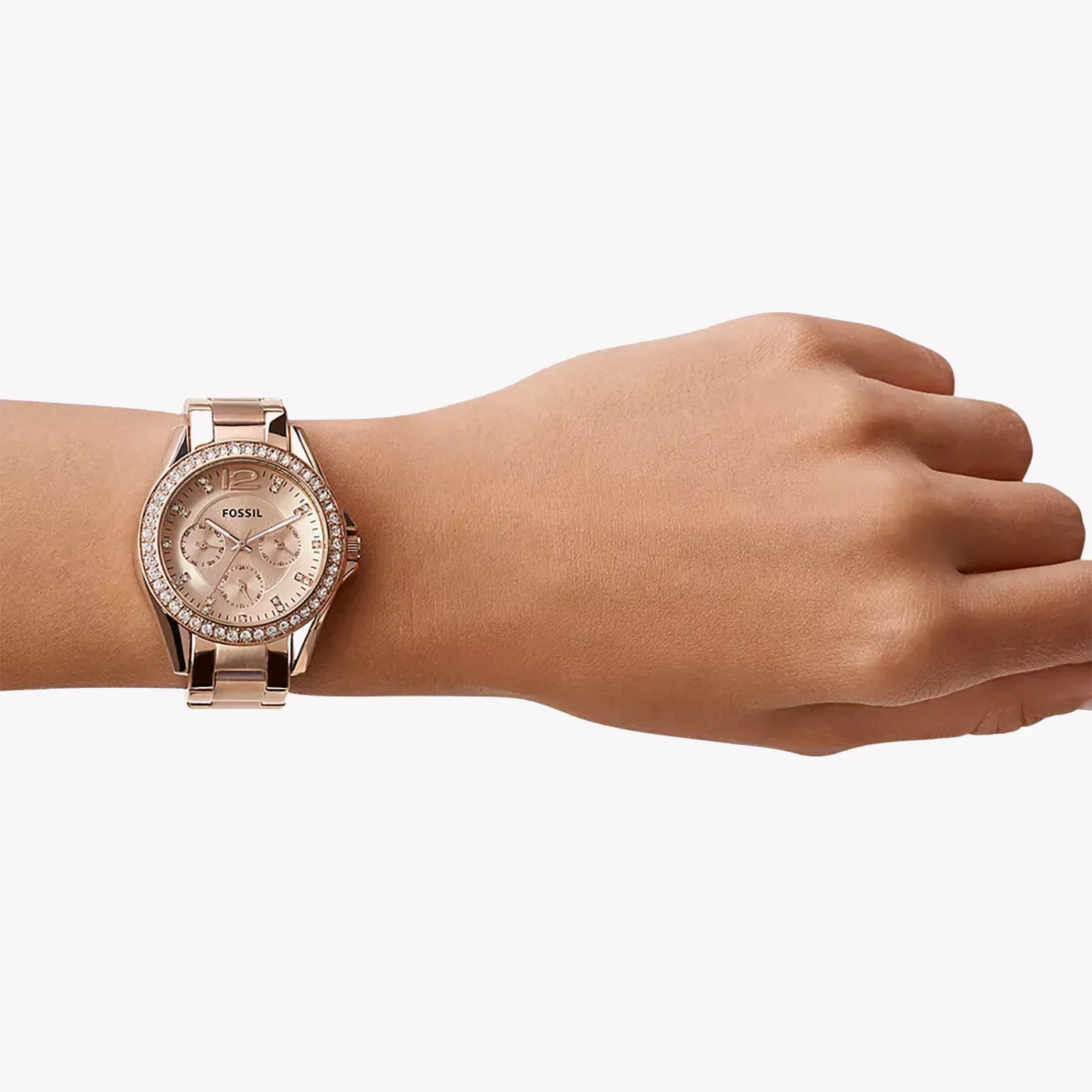 Fossil Women's Rose Gold Watch, Stainless Steel - ES2811
