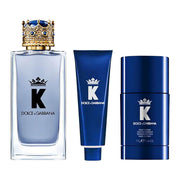دولتشي اند غابانا كي مجموعة عطر للرجال او دو تواليت 100 مل + جل استحمام 50 مل + مزيل عرق ستيك 75 جم