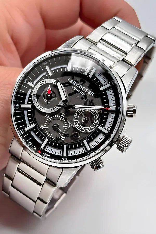 LC07817.350 - Lee Cooper Men's Multifunction Stainless Steel Watch 