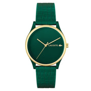 Lacoste Crocodelle Green Silicone Women's Watch - 2001247