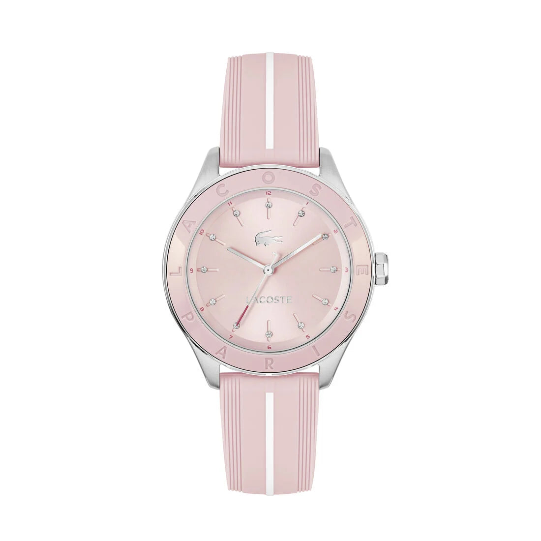 Lacoste Billie Pink Rubber Pink Dial For Women Watch - 2001460