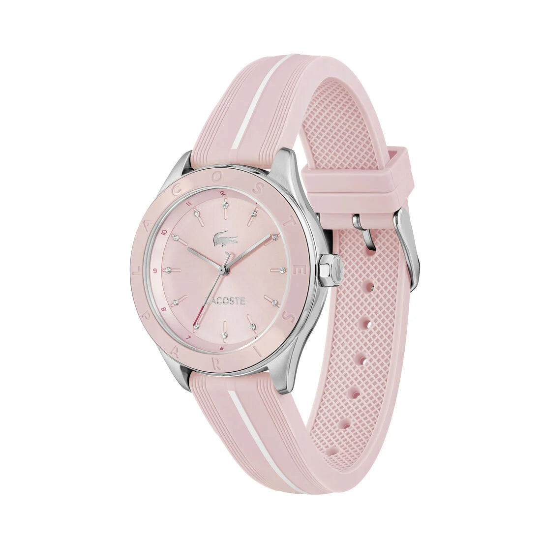 Lacoste Billie Pink Rubber Pink Dial For Women Watch - 2001460