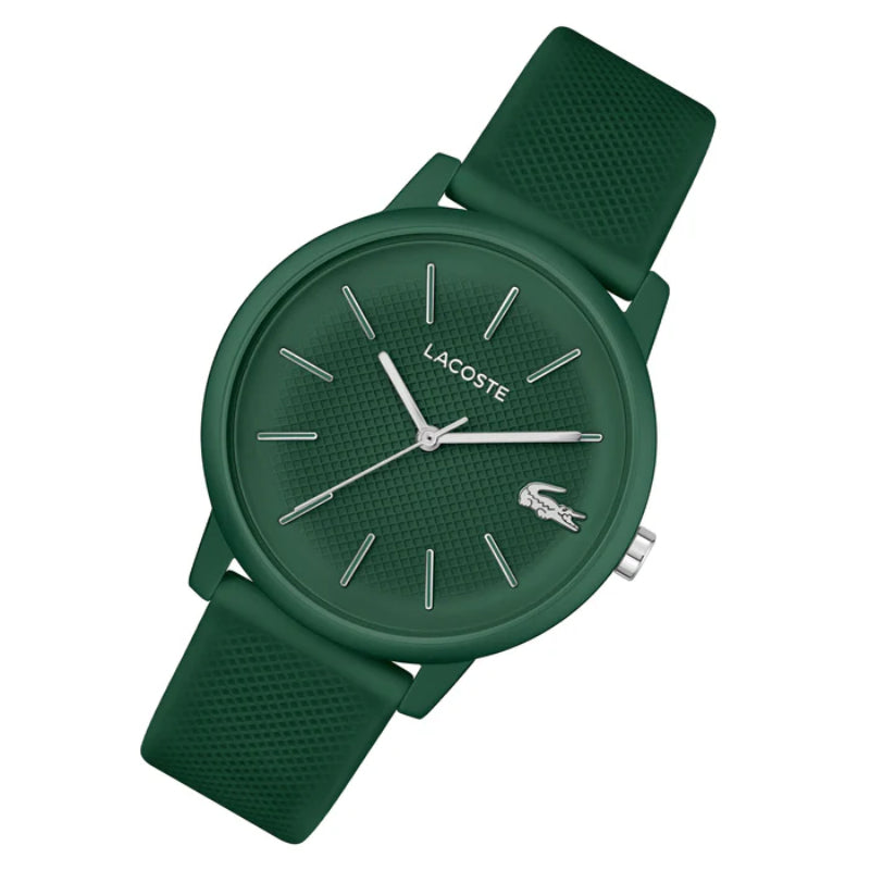Lacoste Green Rubber Green Dial Men's Watch - 2011238