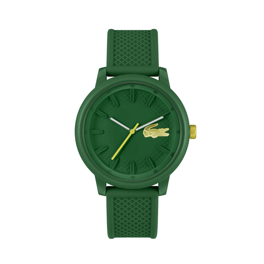 Lacoste Hero Quartz Analog Green Rubber Green Dial Men's Watch - 2011316