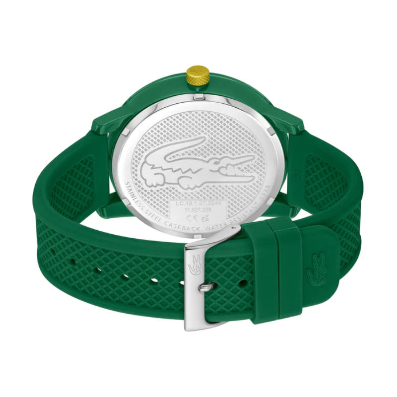 Lacoste Hero Quartz Analog Green Rubber Green Dial Men's Watch - 2011316