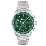 Lacoste Stainless Steel Green Dial Chronograph Men's Watch-2011346