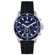 Lacoste Men's Mainsail Blue Dial / Black Rubber Watch-2011361