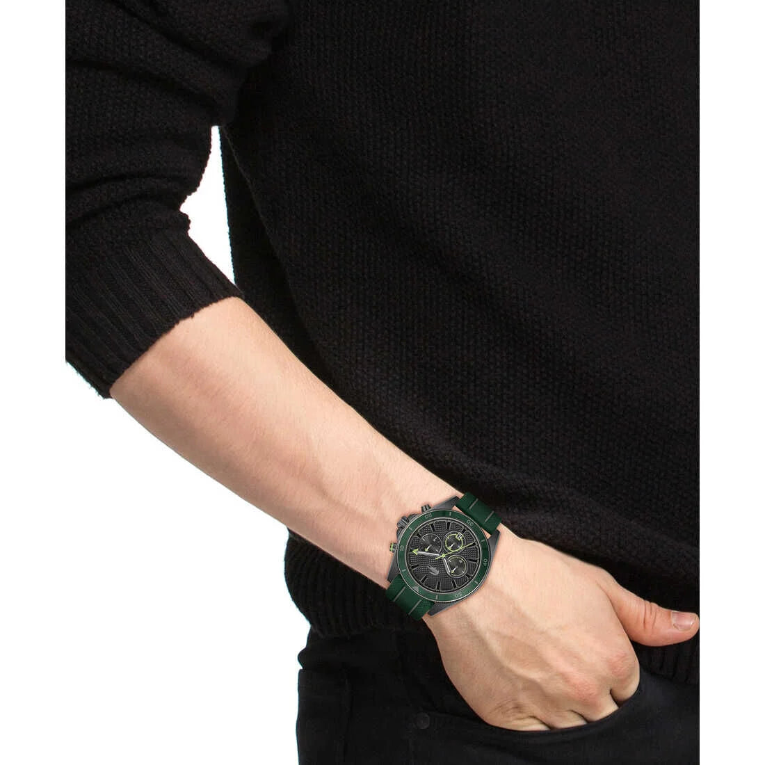LACOSTE Mainsail Analogue Watch with Rubber Bracelet-2011363