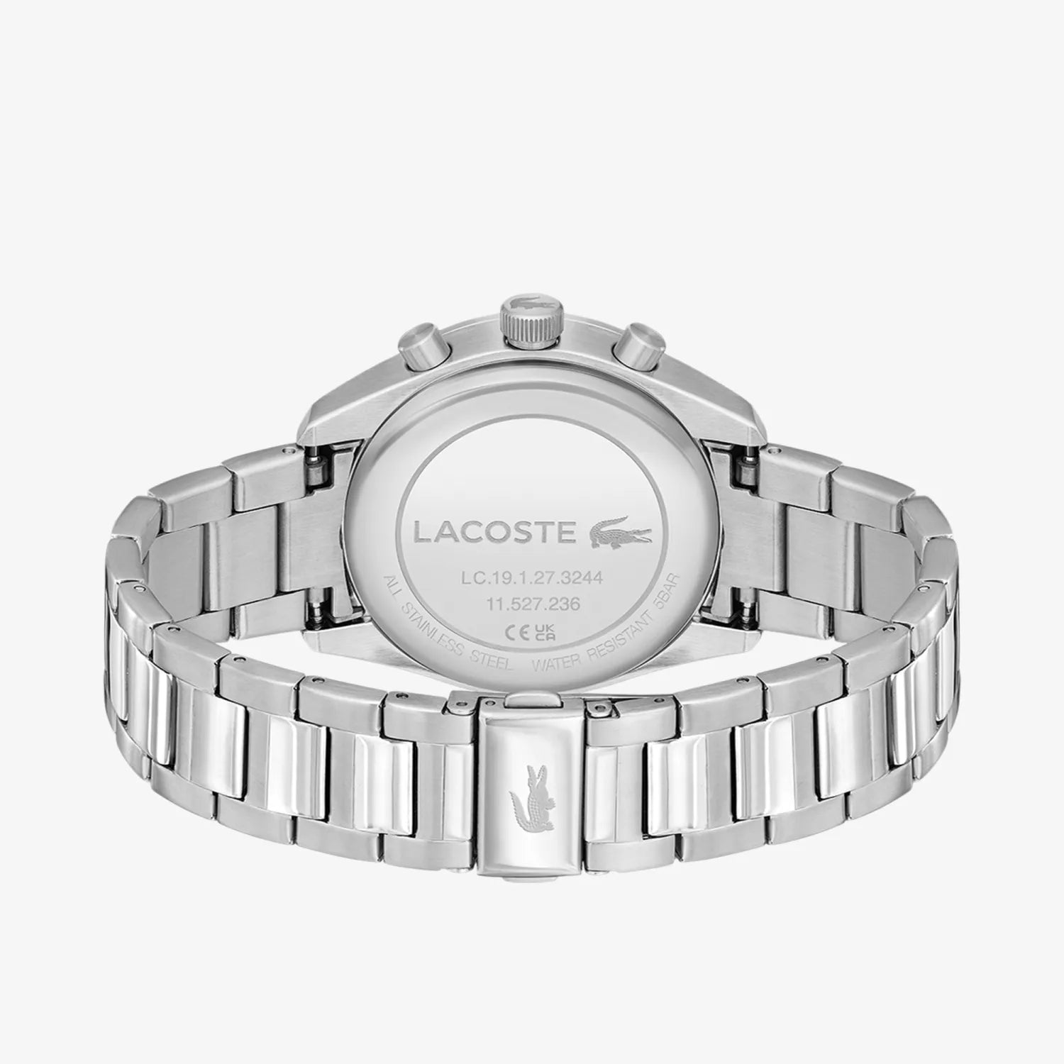 Lacoste Stainless Steel Blue Dial Chronograph Men's Watch-2011380