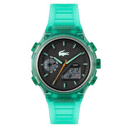 Lacoste LC 33 Green Rubber Black Dial For Men 2011392