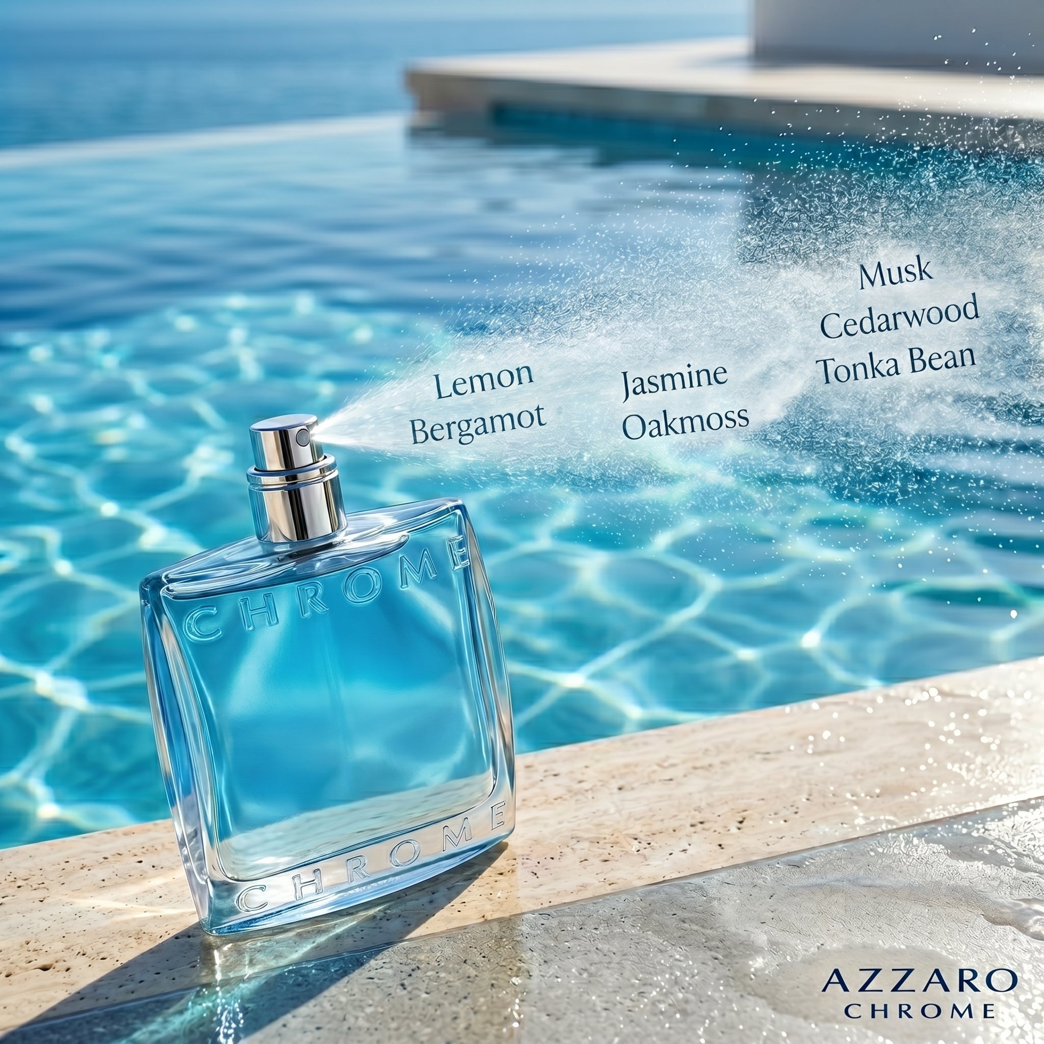 عطر كروم من أزارو للرجال - 100 مل، او دو تواليت