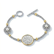 925 Silver Bracelet with the Phrase "Alaisa Al-'Ishqu Sultanan"