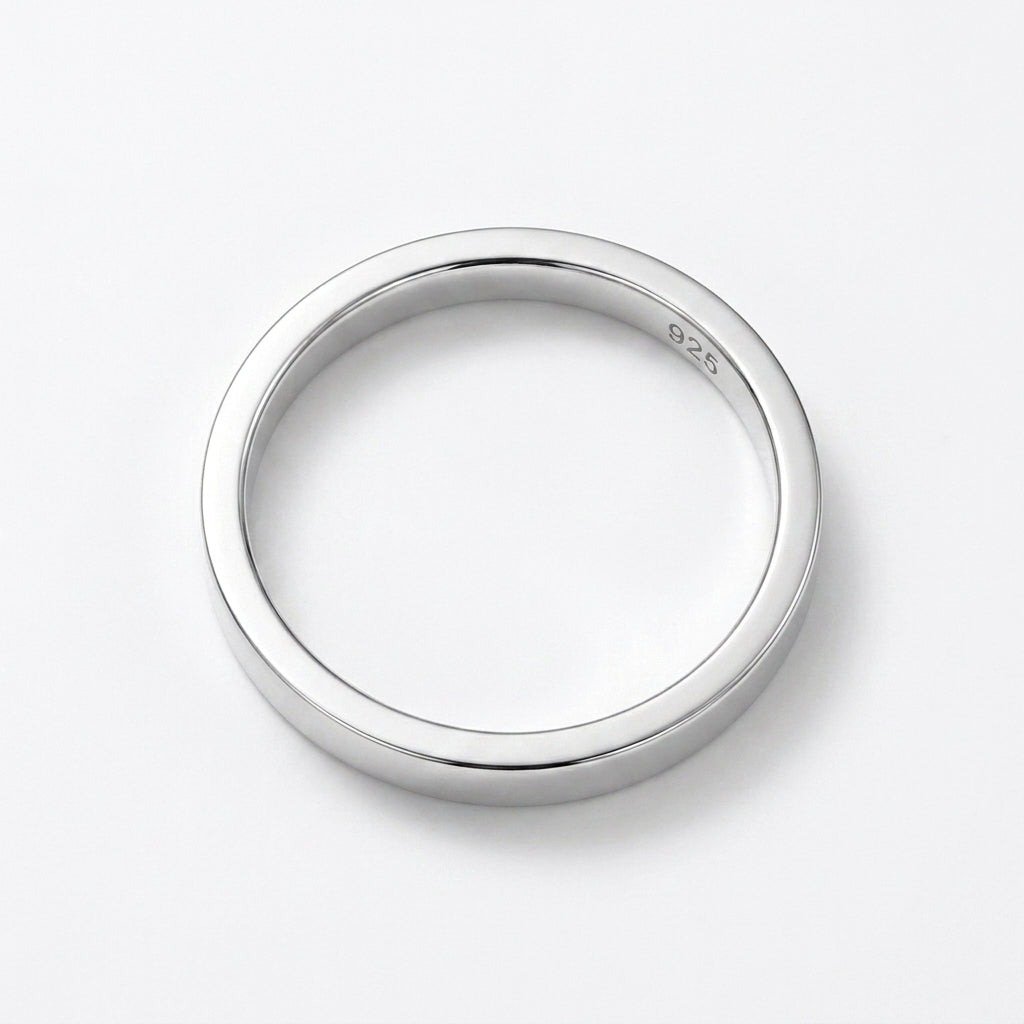 925 Silver Men's Engagement Ring