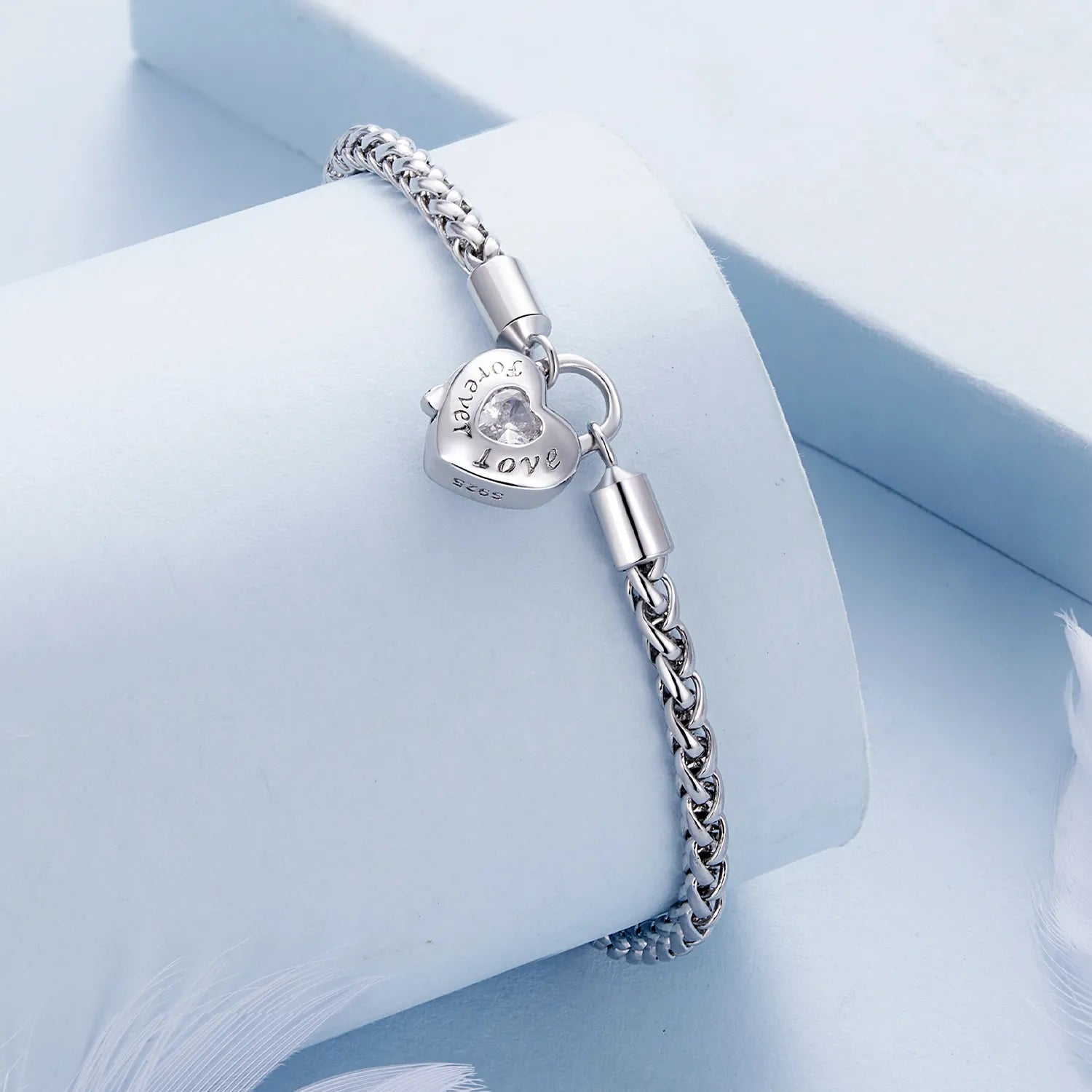 Classic Heart 925 Silver Bracelet