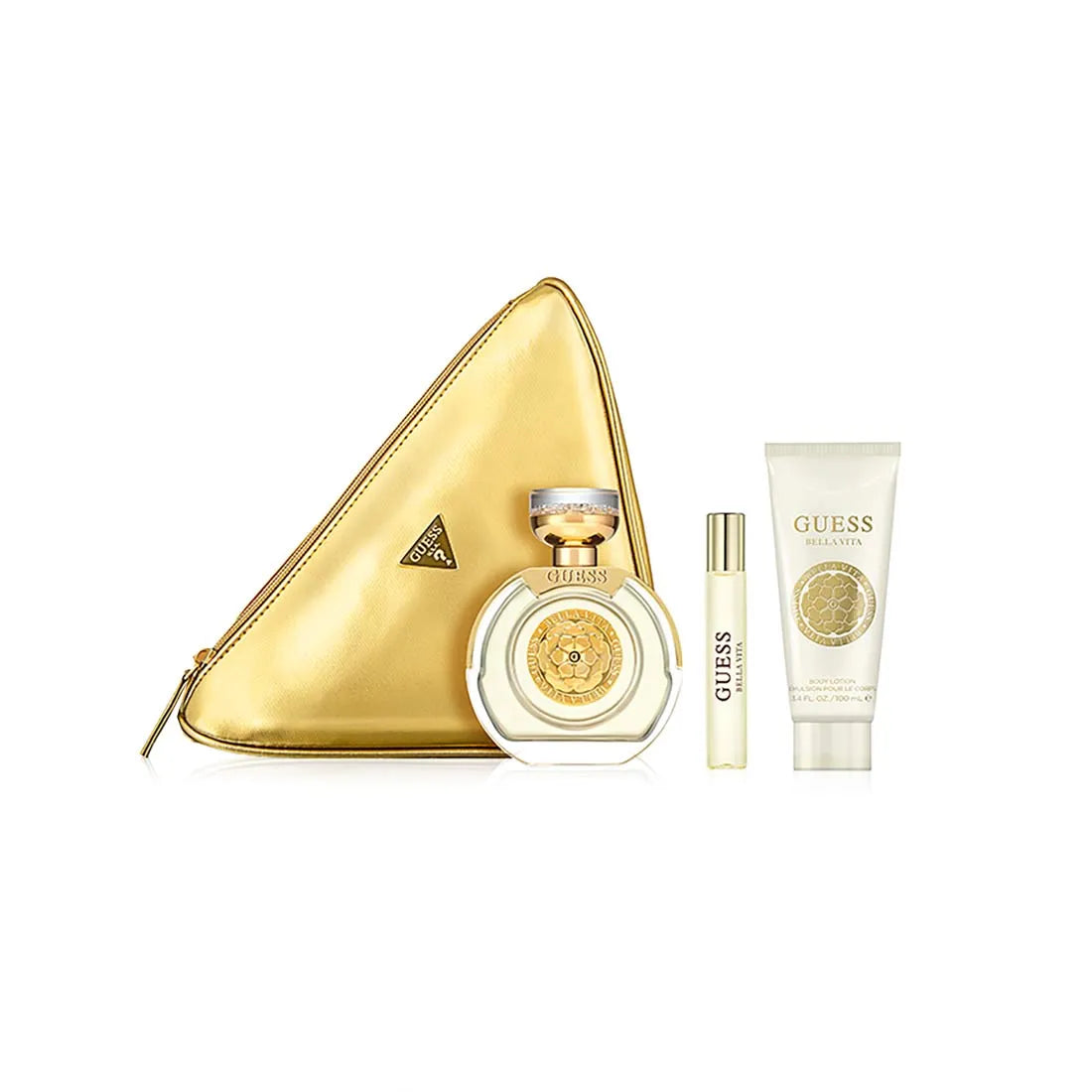 مجموعة عطر جيس بيلا فيتا للنساء أو دو بارفان 100 مل +  مل + لوشن للجسم 100 مل + حقيبة