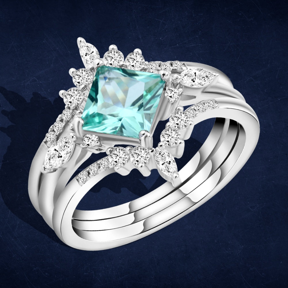 925 sterling silver cufflinks crowned with an emerald stone