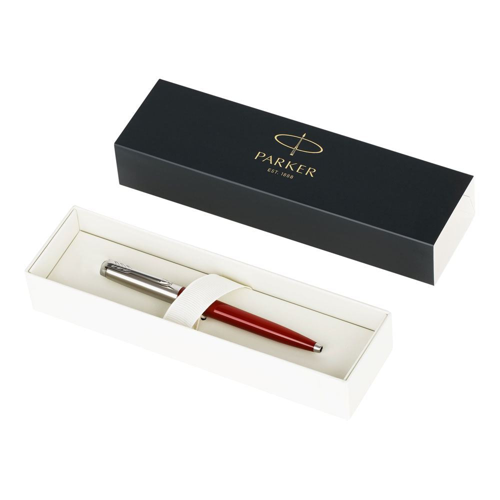 Original Parker Ballpoint Pen – Blue Ink with Elegant Metal Finish