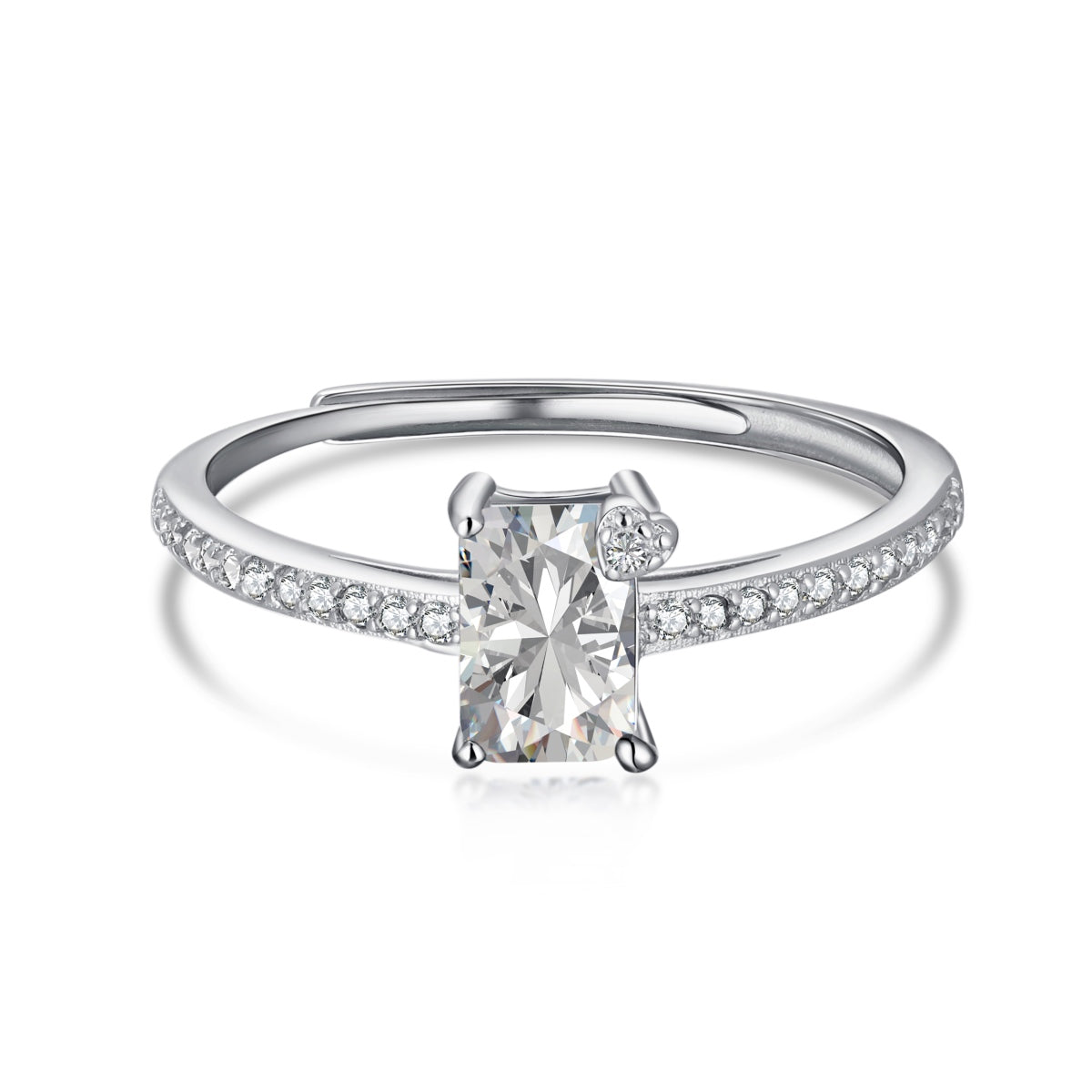 Simple Love Design 925 Silver Ring
