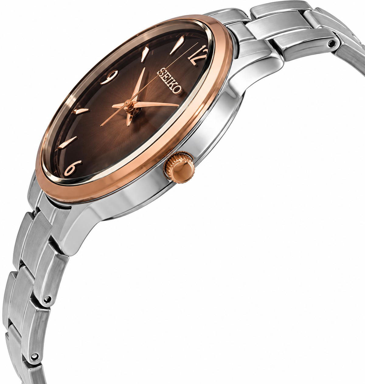 Seiko Dark Brown Dial Women's Watch