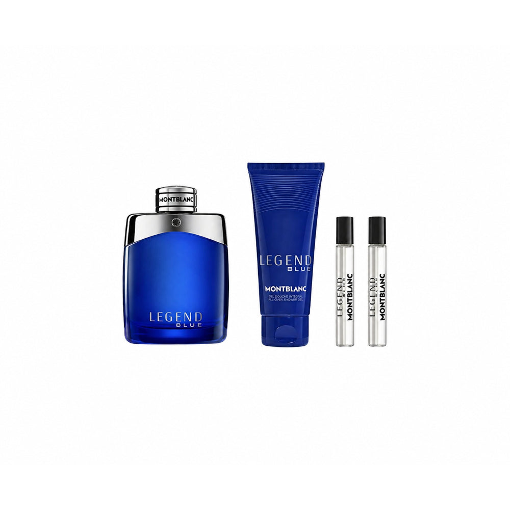 طقم عطر مونت بلانك ليجند بلو أو دو بارفان 100 مل + شاور جل 100 مل + أو دو بارفان 2 × 7.5 مل