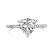 Shiny Zircon 925 Silver Ring