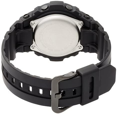 ساعة يد كاسيو جي شوك أنالوج رقمية بسوار رزين أسود للرجال | فتحي ابراهيم