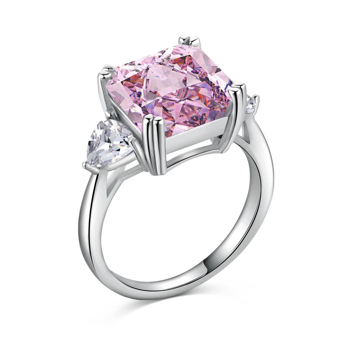 Chic Ice Crushed 925 Silver Ring